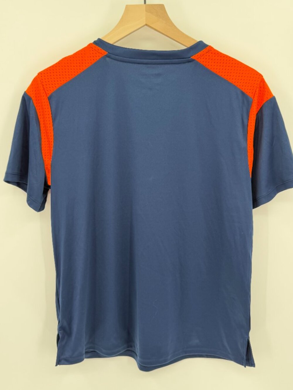 NFL Team Apparel Denver Broncos Women's Lace Up Jersey Shirt Blue Orange Large E - Picture 4 of 5